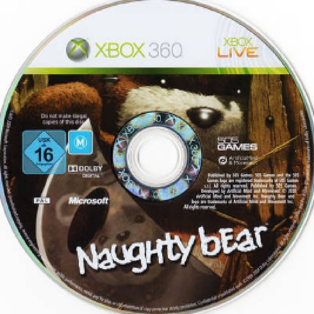 Naughty Bear - Microsoft Xbox 360 (505 Games - 1) video game collectible [Barcode 812872013046] - Main Image 2