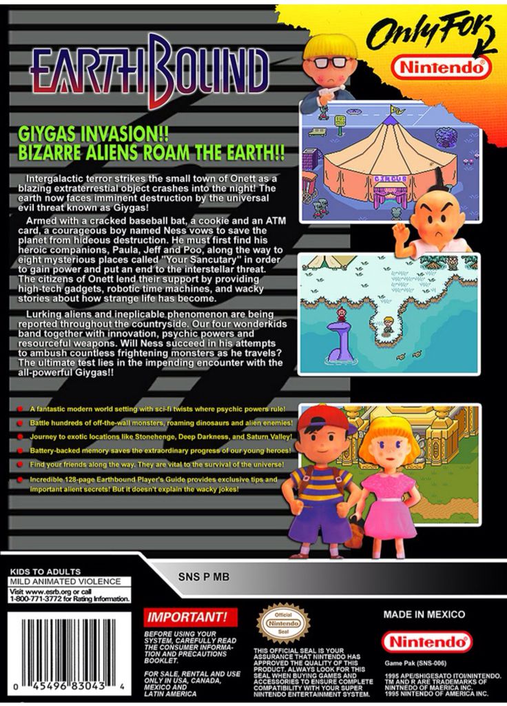 EarthBound - Nintendo Wii U (Nintendo) video game collectible - Main Image 2