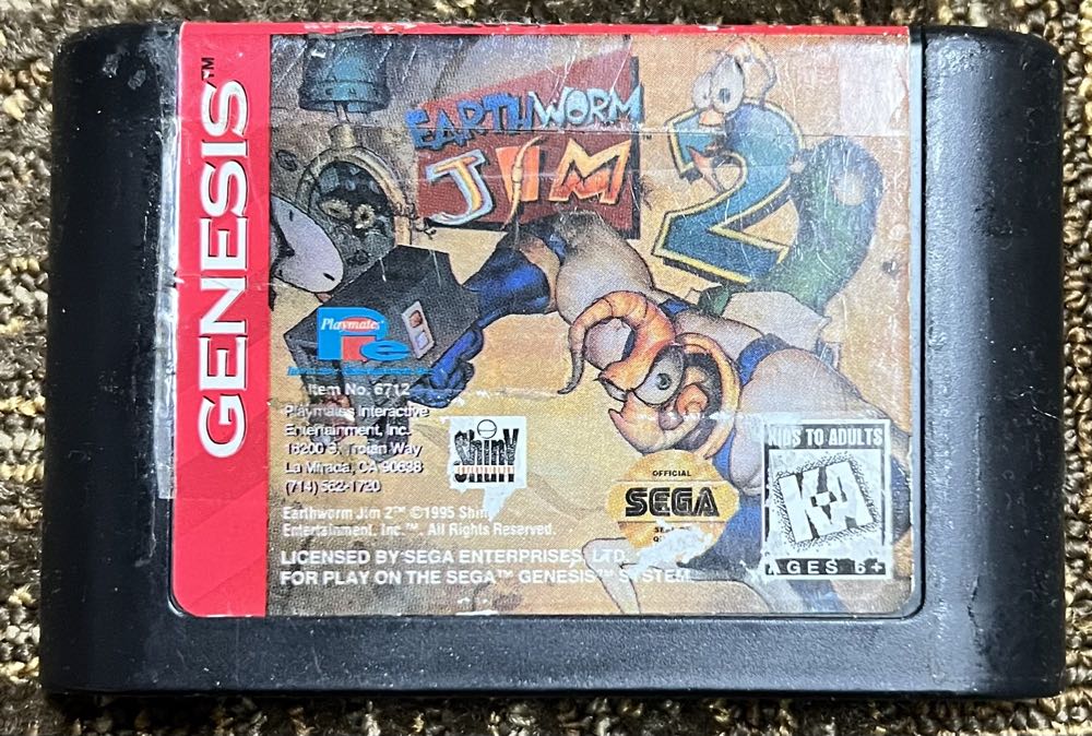 Earthworm Jim 2 - Sega Genesis (Mega Drive) video game collectible - Main Image 2