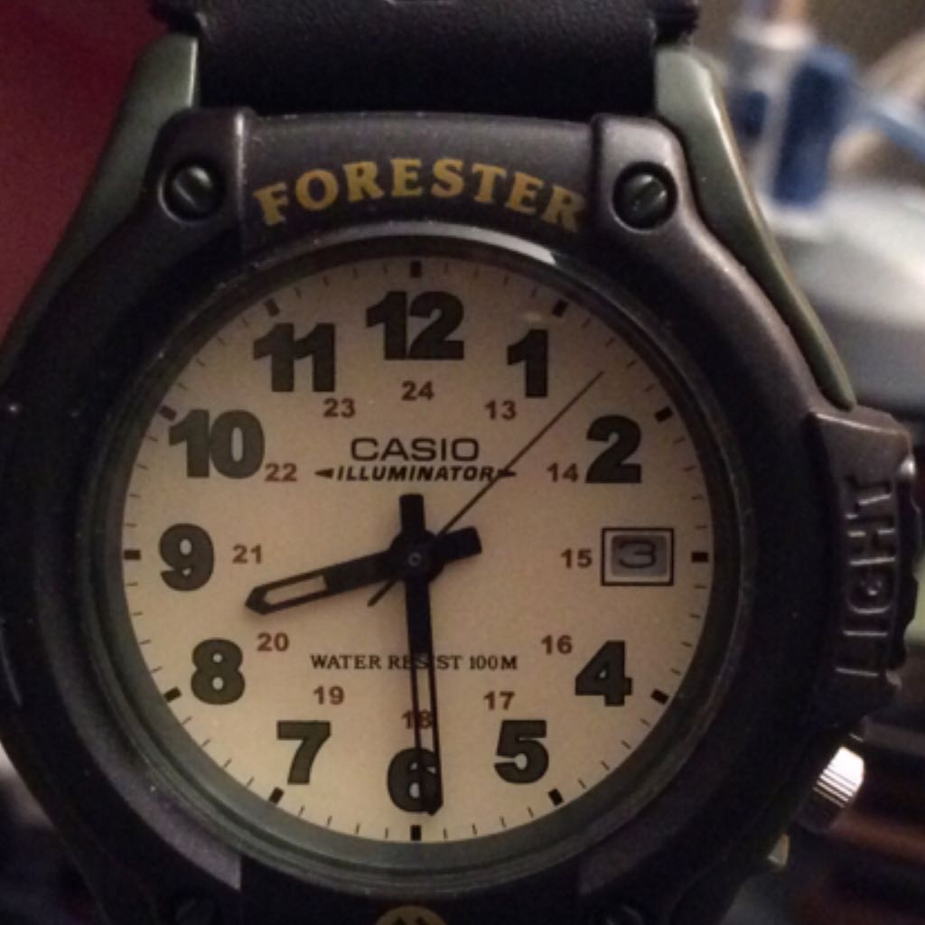 CASIO Forester FT500WVB-3BV Analog Green Nylon Strap Sports WATCH - Casio (Forester 100M, Analog) watch collectible [Barcode 079767931636] - Main Image 1