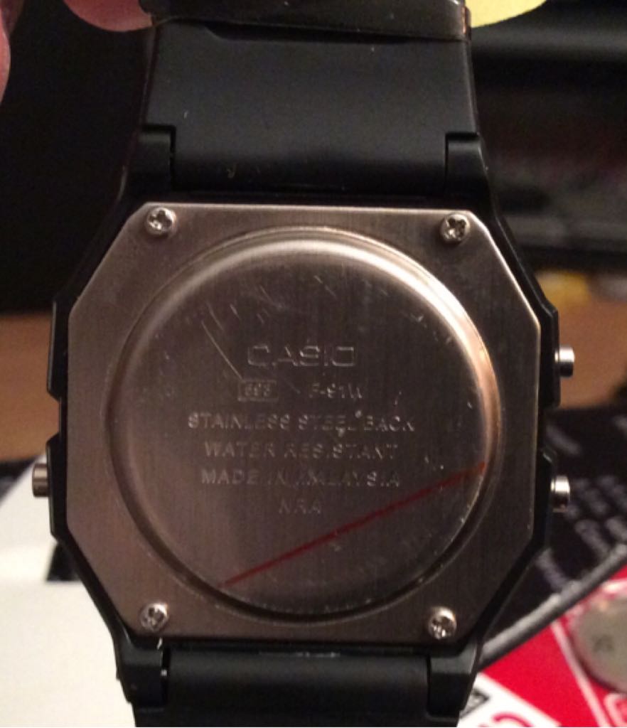 CASIO F-91W - 2550 (EDB-610) watch collectible [Barcode 4971850264552] - Main Image 2