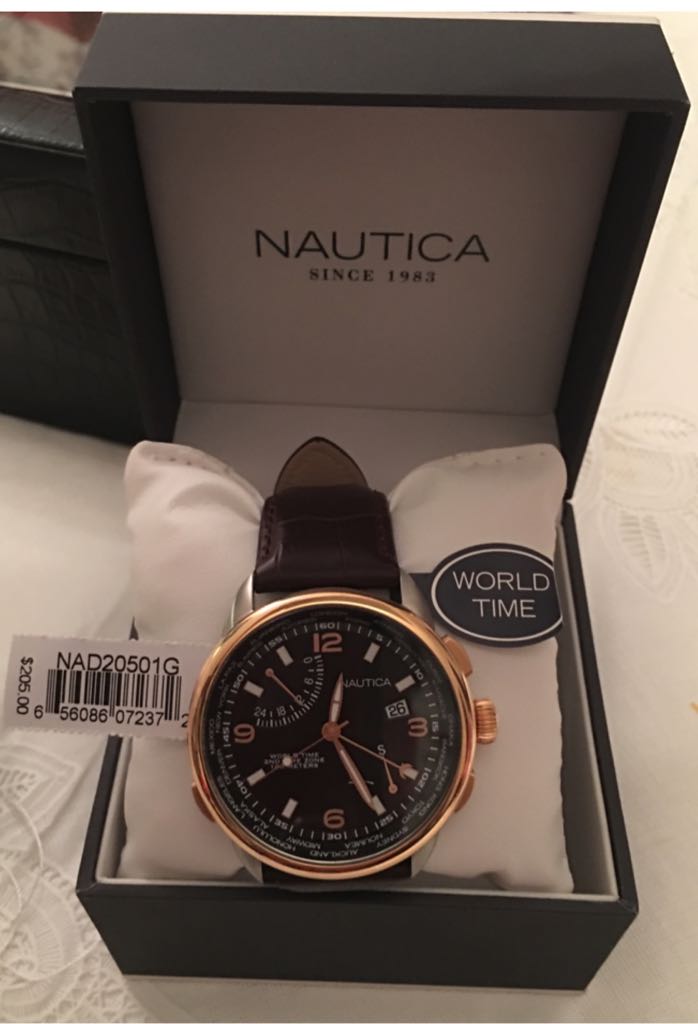 Nautica World Time - Nautica (NAD20501G) watch collectible [Barcode 656086072372] - Main Image 1