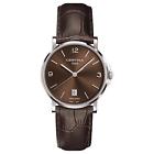 Certina Men’s Ds Caimano Brown Leather Band Quartz Watch C017.410.16.297.00 - Certina (Ds Caimano) watch collectible [Barcode 7612307130156] - Main Image 1