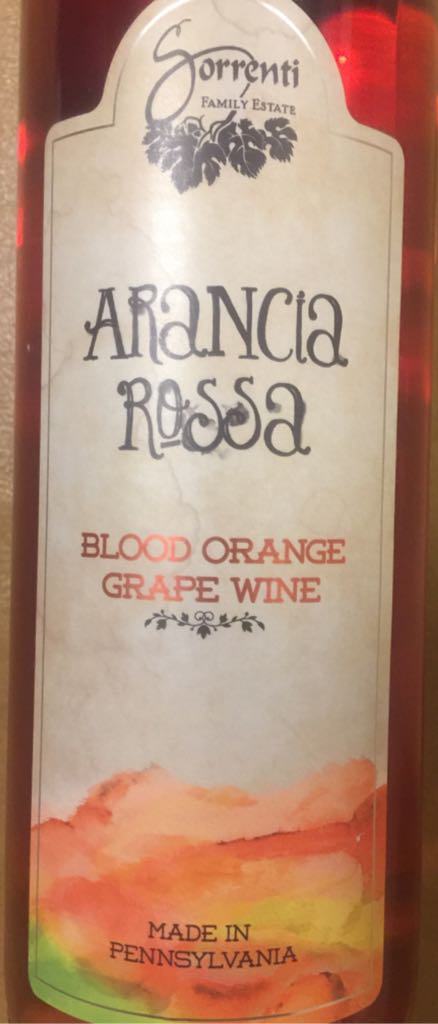 Arancia Rossa - Blood Orange Grape Wine wine collectible [Barcode 000122320154] - Main Image 2