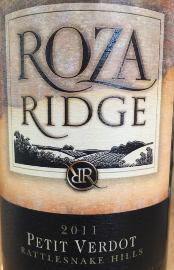 Roza Ridge Petit Verdot - Petit Verdot wine collectible [Barcode 009071200074] - Main Image 1