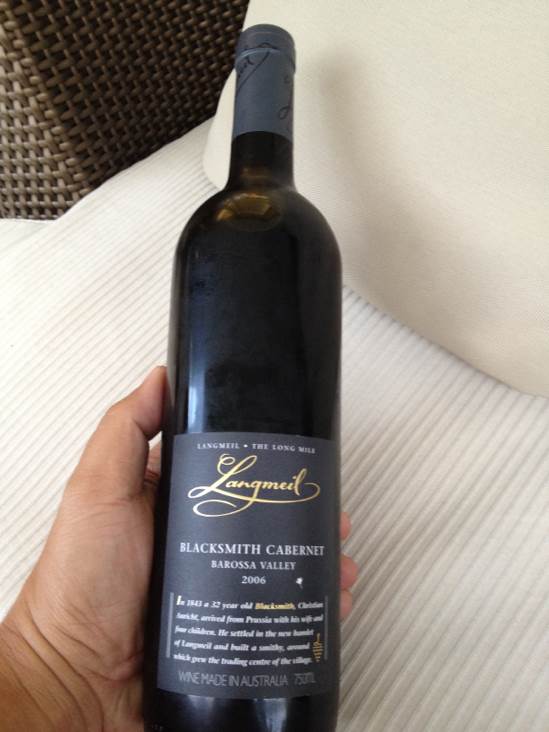 Langmeil - Blacksmith Cabernet wine collectible [Barcode 009129000083] - Main Image 1