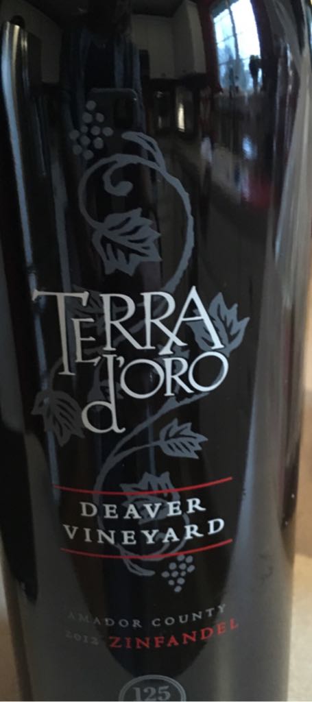 Terra d’oro - Old Vine Zinfandel wine collectible [Barcode 009460000261] - Main Image 1