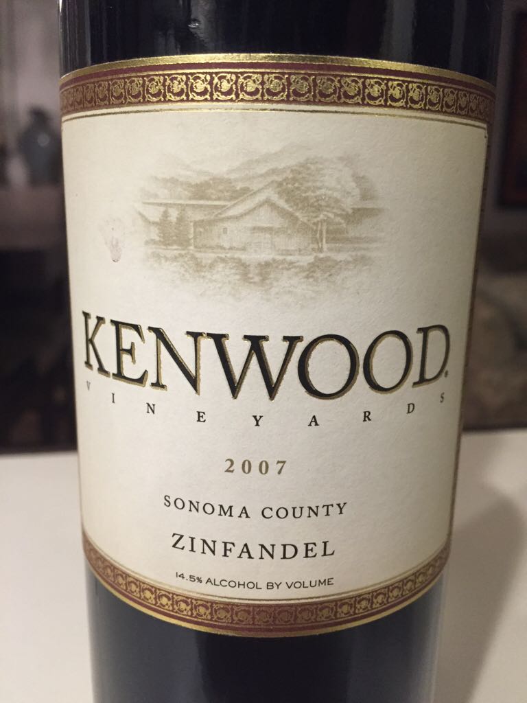 Kenwood  - Zinfandel wine collectible [Barcode 010986003032] - Main Image 1