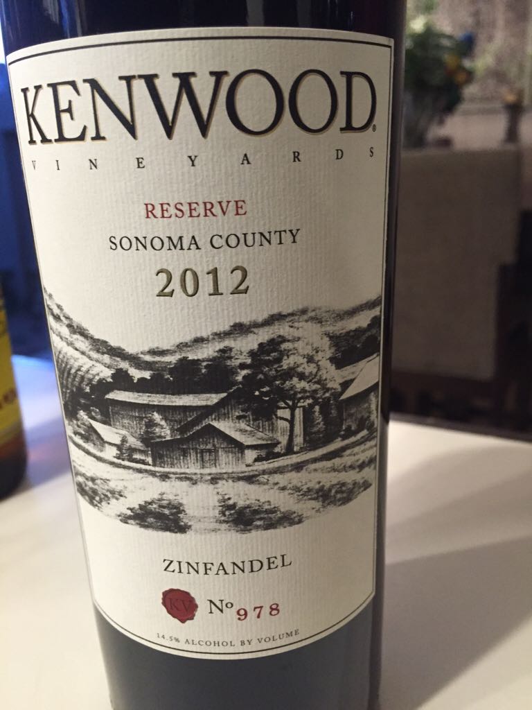 Kenwood - Zinfandel wine collectible [Barcode 010986003063] - Main Image 1