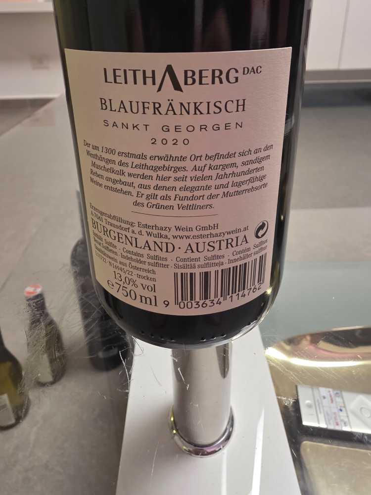 Blaufrankisch Sankt Georgen - Blaufrankisch wine collectible [Barcode 9003634114762] - Main Image 2