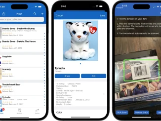 Beanie Baby and plush collection tracked in the iCollect Everything app