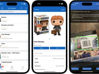 Funko Pop collection tracked in the iCollect Everything app